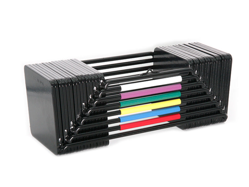 Single image of Elite USA Weight Plates, available from 20 to 90 pounds in 10 pound increments.