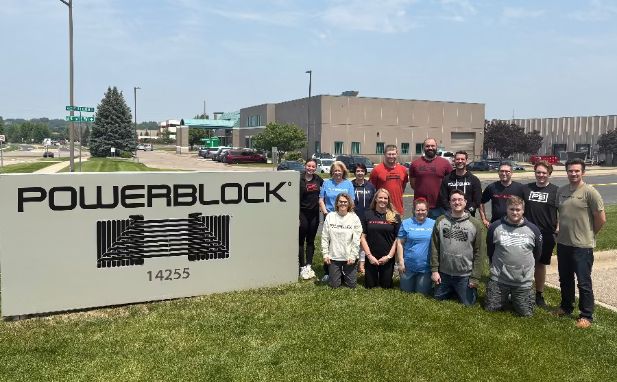PowerBlock Team at PowerBlock Headquaters