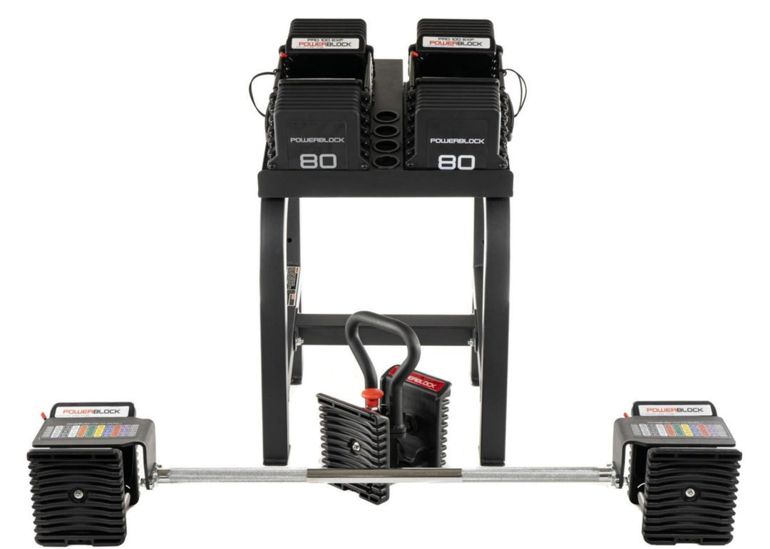 Men’s PowerBlock tee – workout setting