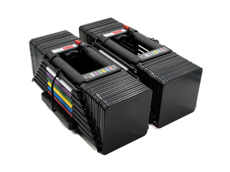 Pair of PowerBlock Elite USA Adjustable Dumbbells