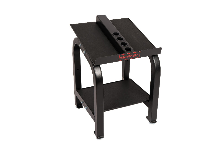 PowerBlock Home rack stand with tray on bottom