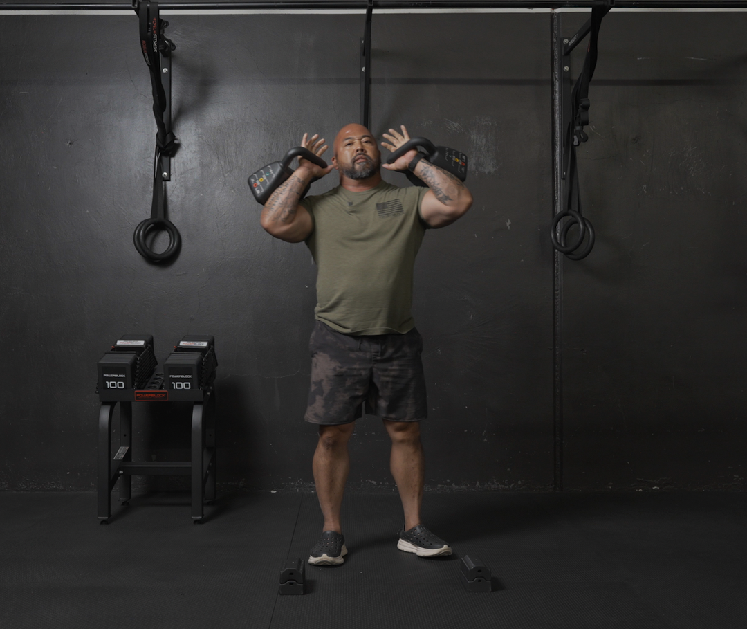 Da Rulk’s 20-minute Kettlebell Workout With PowerBlock Adjustable Kettlebells