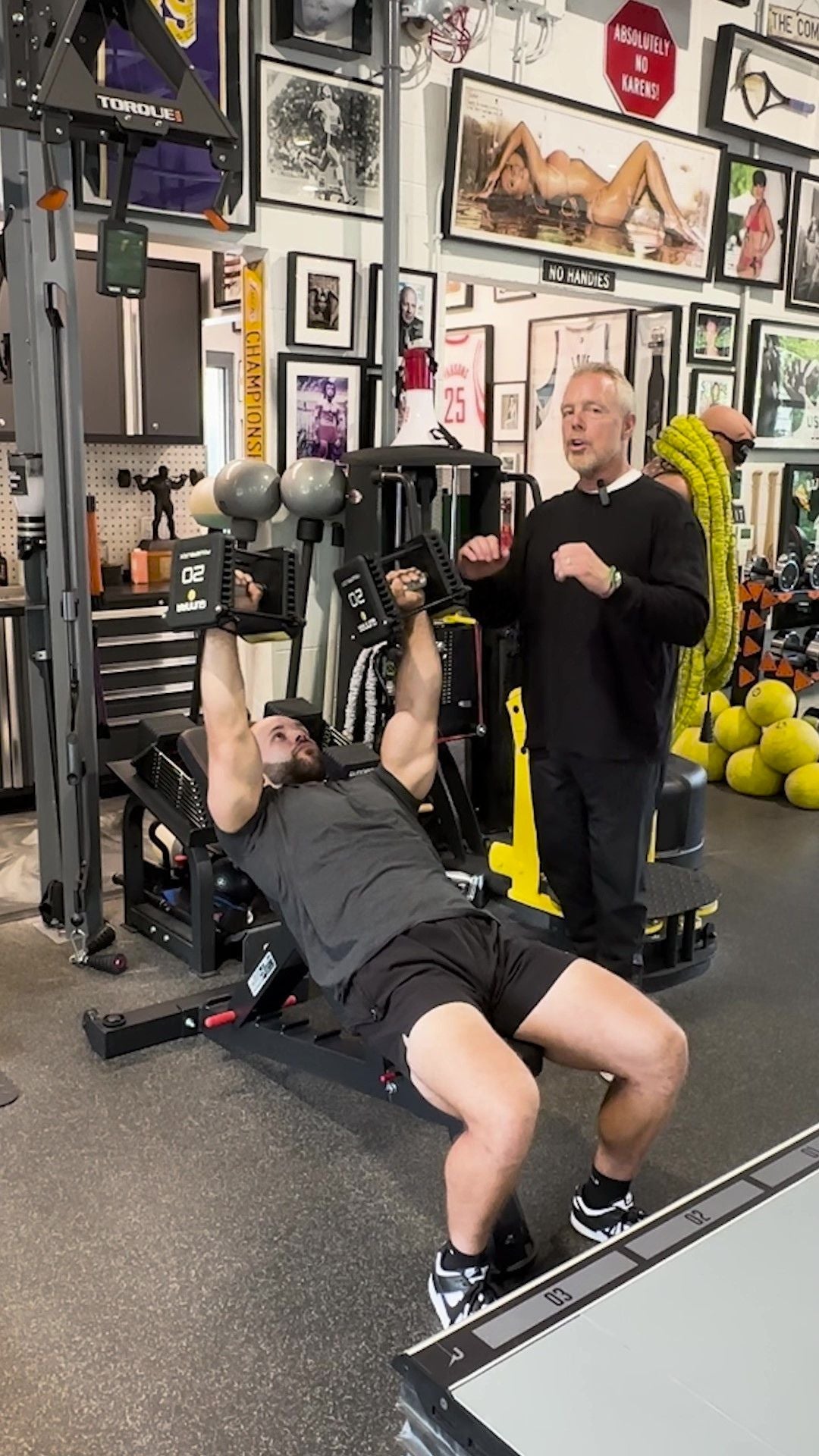 Seated shoulder press video thumbnail
