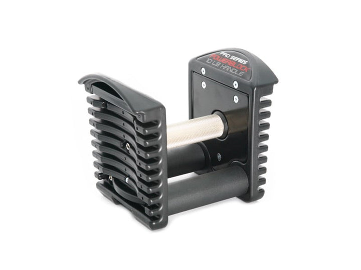 Single image of a 10 lb handle for PowerBlock Commercial Pro 90 adjustable dumbbells.