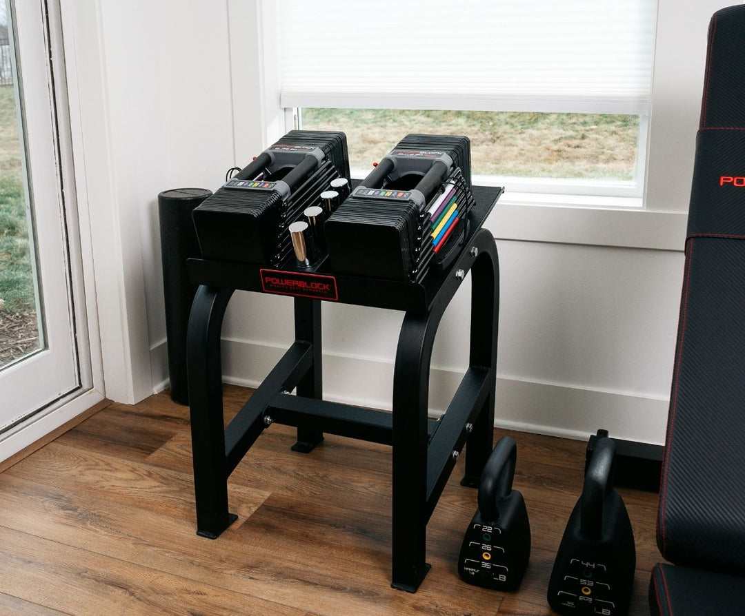 Home Rack Stand in a home gym