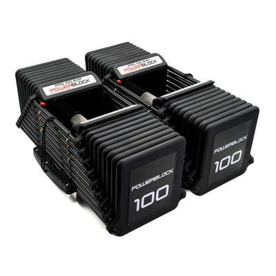PowerBlock Pro 100 EXP, metal handles