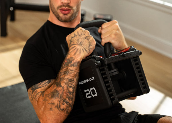 Powerblock Icon Pro 100 Full Kit Adjustable Dumbbell Bundle | PowerBlock