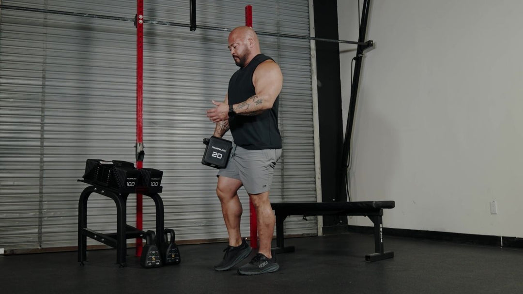 Da Rulk using PowerBlock Kettlebells