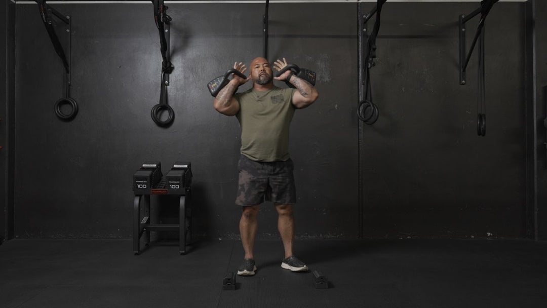 Da Rulk using PowerBlock Kettlebells
