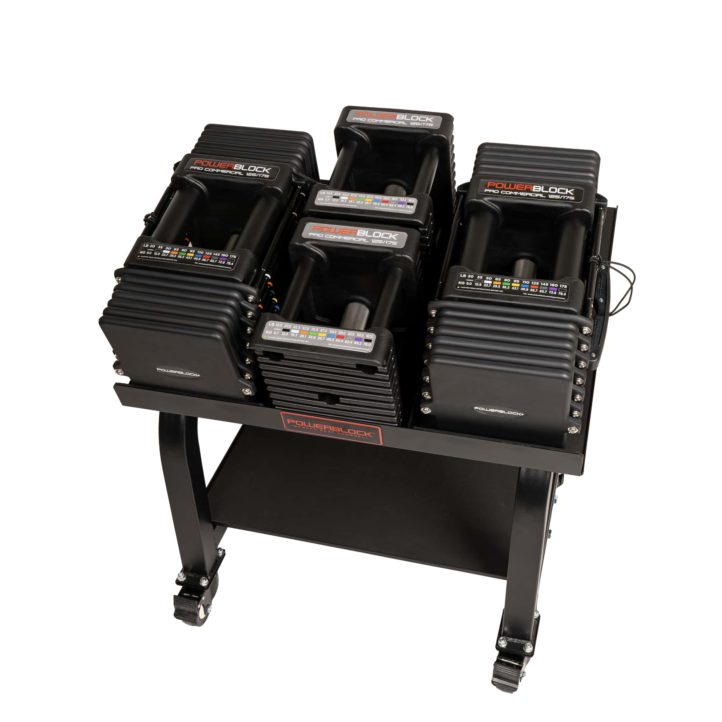 PowerBlock Commercial Pro 125 Adjustable Dumbbells