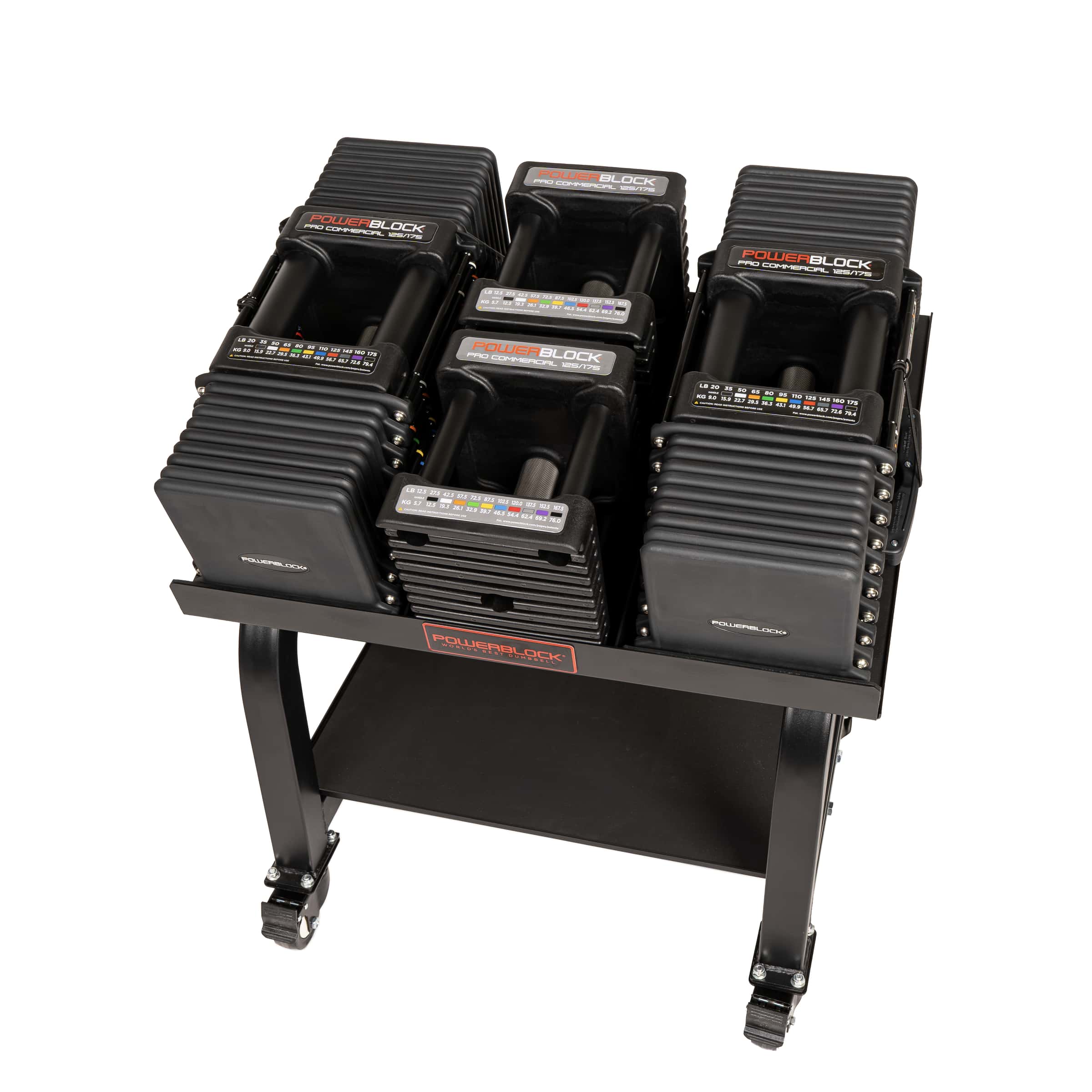 PowerBlock Commercial Pro 175 Adjustable Dumbbells
