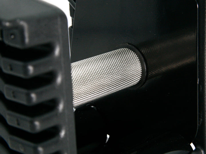 Close-up detailed view of PowerBlock Pro Series Knurled Grip Handles.