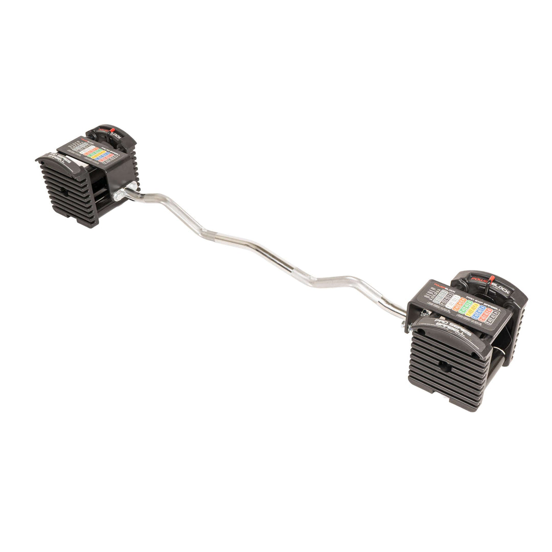 Pro Series EZ Curl Bar and handles without weights.