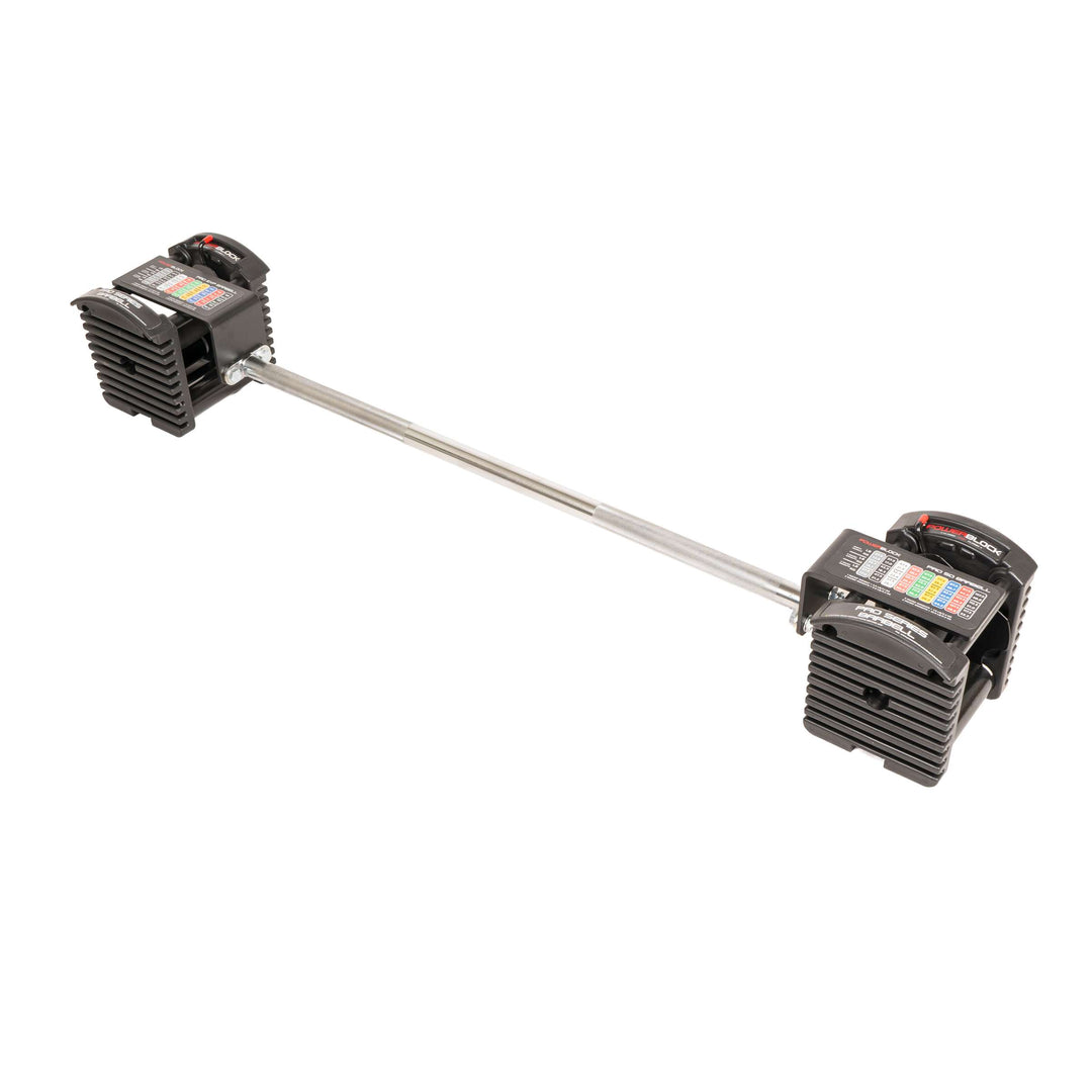PowerBlock Pro Series Straight Bar shown without weights.