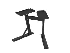 Make grabbing and changing weights easy with the PowerBlock PowerMax Stand. Some assembly required.