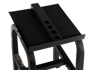 PowerBlock home rack stand top view of padded surface